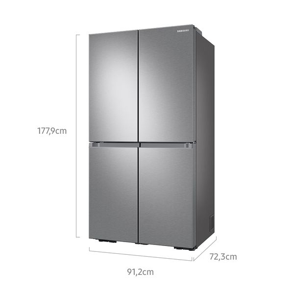 Geladeira-Frost-Free-Samsung-French-Door-4-Portas-com-All-Around-Cooling™-RF59A7011SR-575L-Inox-