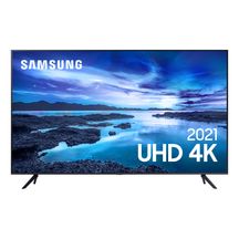 Smart TV 60"  Samsung UHD Processador Crystal 4K AU7700 Tela Sem Limites Visual Livre de Cabos