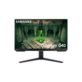Monitor Gamer Samsung Odyssey G40 27" FHD, Tela Plana, 240Hz, 1ms, HDMI, FreeSync Premium, G-Sync
