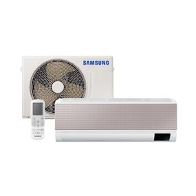 Ar-condicionado Split Inverter Samsung WindFree Metal Cooling Sem Vento 9.000 BTUs Quente e Frio AR09BSEAAMGNAZ 220V