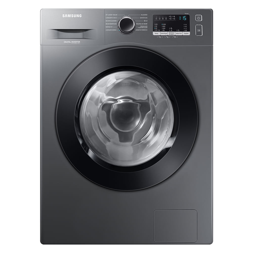 Lava e Seca Samsung WD11M com Digital Inverter WD11M4473PX Inox Look 11/7kg Lava e Seca Samsung WD11M com Digital Inverter WD11M4473PX Inox Look 11/7kg