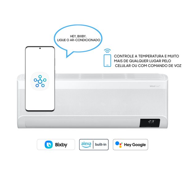 Ar Condicionado Split Inverter Samsung WindFree Pro Energy Sem Vento 12 ...