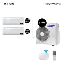 Combo Ar condicionado Samsung WindFree12.000 Btus+1x24.000 Btus Quente/Frio com WiFi