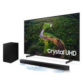 Samsung Smart TV 75" Crystal UHD 4K 75CU8000 + Soundbar Samsung HW-Q600C