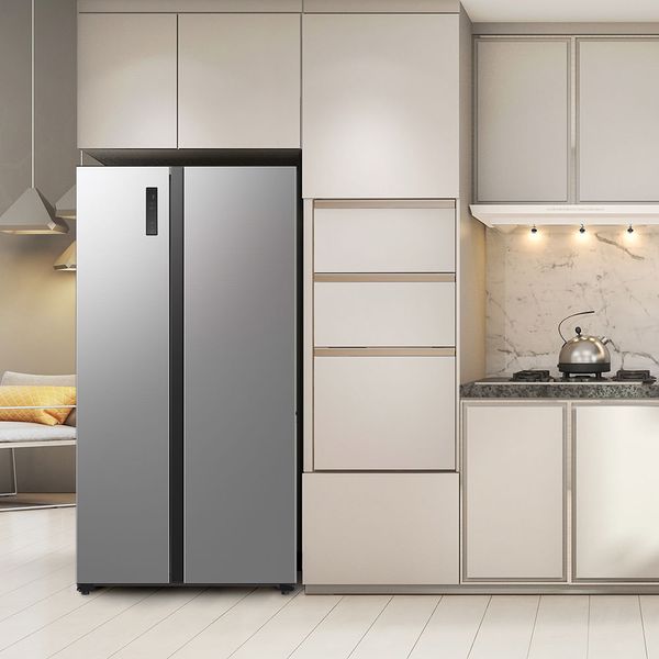 Geladeira Side By Side 490L Inox Look Samsung Brasil
