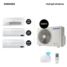 Tri-Split Samsung WindFree Quente e Frio com WiFi 220V