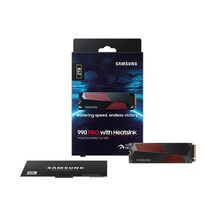 Cartão de Memória Samsung SSD 2TB NVMe 990 PRO Heatsink