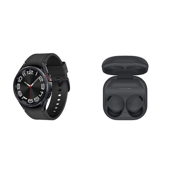 1000X1000-_-F-955FZK510NZA---Kit-Galaxy-Watch6-Classic-LTE-43mm---Preto---Galaxy-Buds2-Pro---Grafite