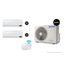 Bi-Split Samsung WindFree 18000 BTUs (1x9000 + 1x12000 HW) Quente/Frio com WiFi 220V