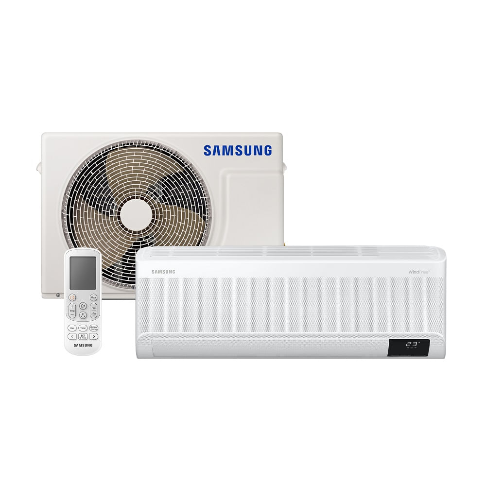 Ar-condicionado Split Inverter Samsung WindFree Pro Energy Sem Vento 12.000 BTUs Frio AR12CVFAAWKNAZ 220V Menor preço em Ar-condicionado Split Inverter Samsung WindFree Pro Energy Sem Vento 12.000 BTUs Frio AR12CVFAAWKNAZ 220V