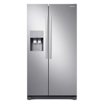 Geladeira Samsung RS50N Frost Free Side by Side com Dispenser de Água e Gelo 501L Inox Look