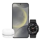 Galaxy S24+  512GB - Preto + Galaxy Watch6 Classic LTE 43mm - Preto + Galaxy Buds FE - Grafite