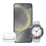 Galaxy S24+  512GB - Preto + Galaxy Watch6 Classic LTE 47mm - Prata + Galaxy Buds FE - Grafite