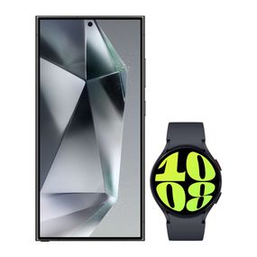 Galaxy S24 Ultra 512GB - Preto + Galaxy Watch6 LTE 44mm - Grafite
