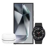 Galaxy S24 Ultra  512GB - Preto + Galaxy Watch6 Classic LTE 43mm - Preto + Galaxy Buds FE - Grafite