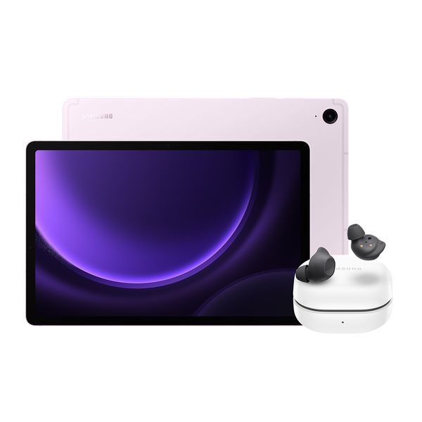 Tab-S9-FE-5G--128GB----Rosa---Galaxy-Buds-FE---Grafite