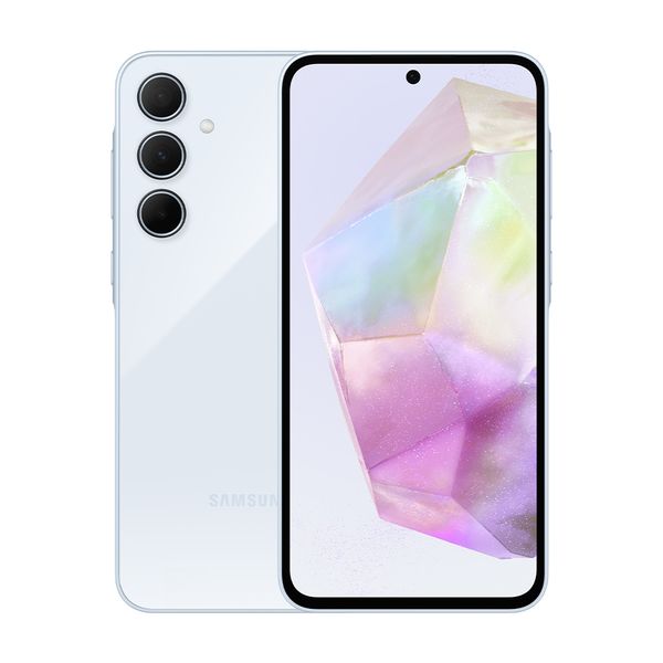 Samsung スマートフォン 5000mAh ホワイト Celular Samsung Galaxy A35 5G , Câmera Tripla até 50MP, Tela 6.6