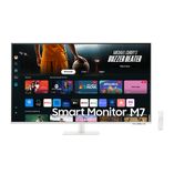 Samsung Smart Monitor M7 43" 2024 4K, Tela Plana, Painel VA, 60Hz, 4ms, HDR10, HDMI, USB, USB-c, Speaker, Tizen™, Smart Hub, Gaming Hub