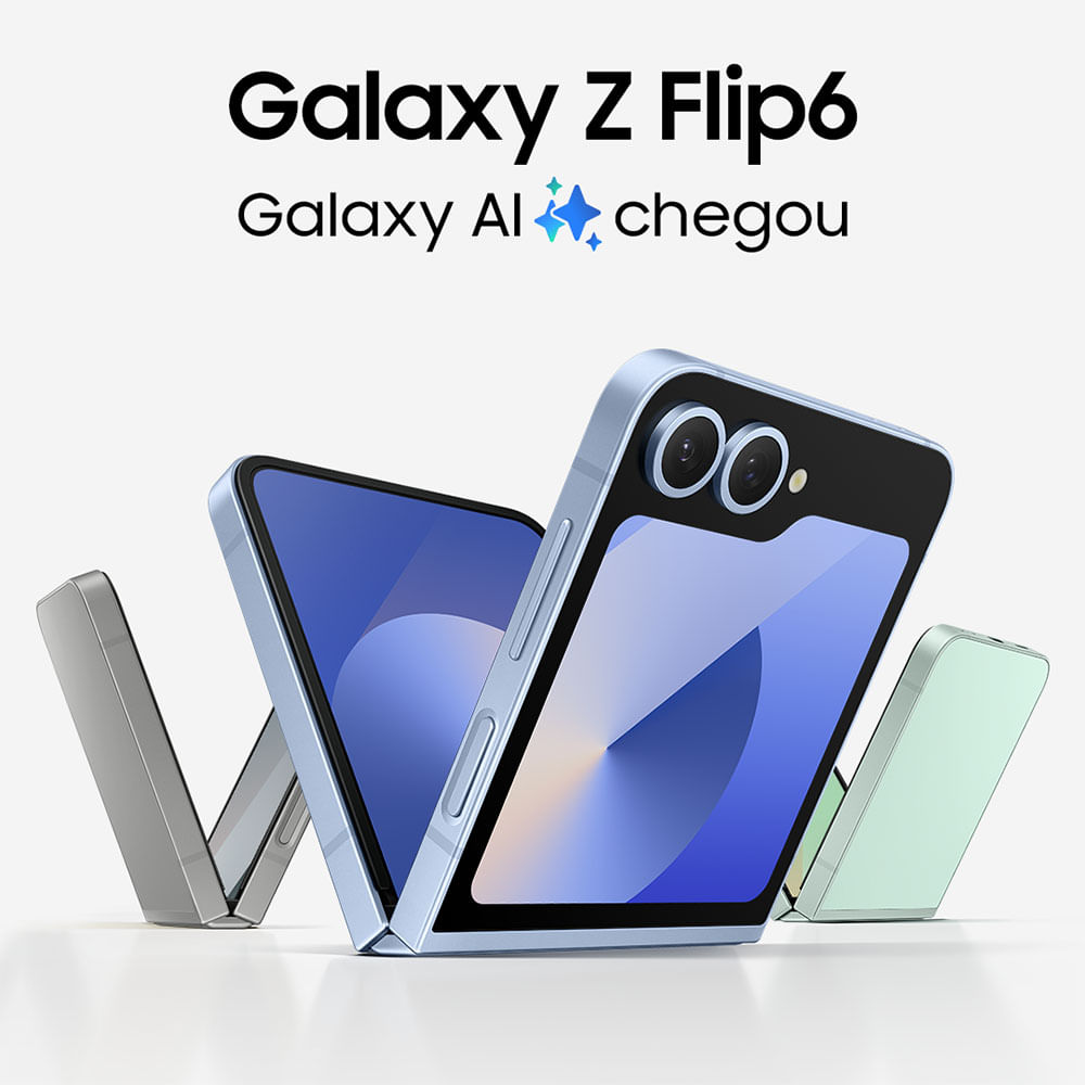 Celular Samsung Galaxy Z Flip6 5g Com Ia 256gb 12gb Ram Tela 6 7