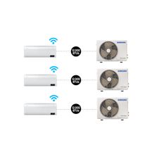 Combo 3X - Ar condicionado Split Inverter Samsung WindFree™ Connect Sem Vento 12.000 BTUs Frio