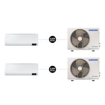 Combo 2X - Ar-condicionado Split Samsung Digital Inverter Ultra 12.000 BTUs Frio