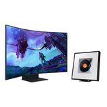 Monitor Gamer Odyssey Ark 55" 2nd Gen + Music Frame Samsung LS60D