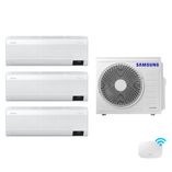 Tri-Split Samsung WindFree 28.000 BTUs (Hi Wall 3x9.000) Quente/Frio com WiFi