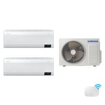 Bi-Split Samsung WindFree 18.000 BTUs (Hi Wall 2x9.000) Quente/Frio com WiFi