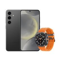 S24 (128GB) - Preto + Galaxy Watch Ultra LTE 47mm - Titânio Cinza