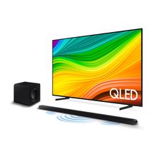 Smart TV 65" QLED 4K 65Q60D 2024 + Soundbar HW-S800D