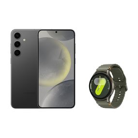 Celular Samsung S24+ 256GB - Preto + Galaxy Watch7 BT 44mm - Verde