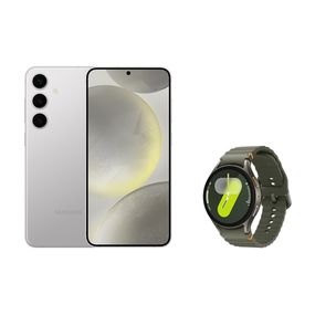 Celular Samsung S24+ 256GB - Cinza + Galaxy Watch7 BT 44mm - Verde