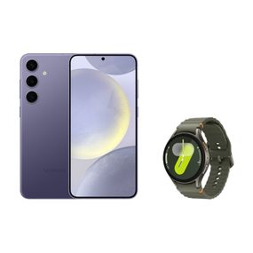 Celular Samsung S24+ 256GB - Violeta + Galaxy Watch7 BT 44mm - Verde