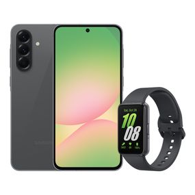 A56 5G (128GB) - Preto + Galaxy Fit3 - Grafite