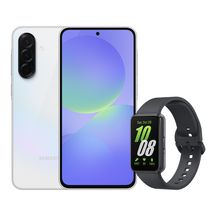 A36 5G (256GB) - Branco + Galaxy Fit3 - Grafite