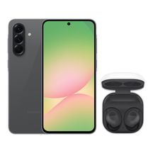 A56 5G (256GB) - Preto + Galaxy Buds FE - Grafite