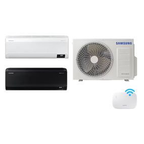 Bi-Split Samsung WindFree 18.000 BTUs (1x9000 Black Edition -1X9000 White) Q/F com WiFi 220V