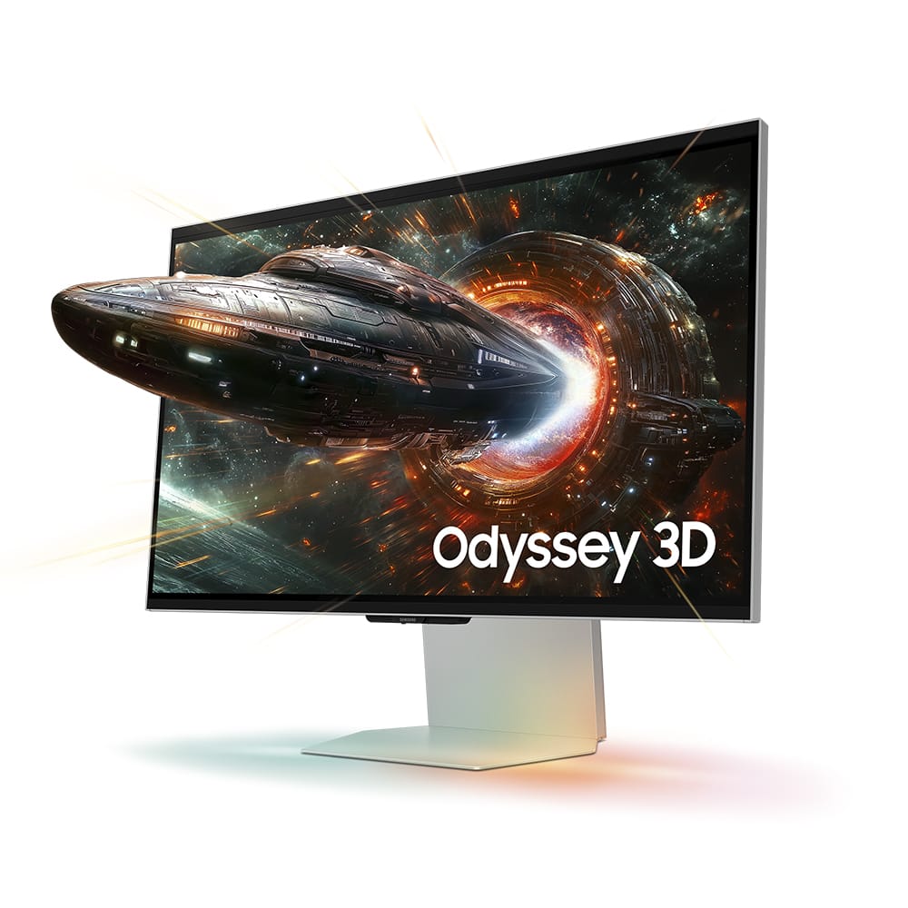 Monitor Odyssey 3D, sem óculos, 27&quot;, 4k, 165Hz, 1ms, HDMI, DP, USB