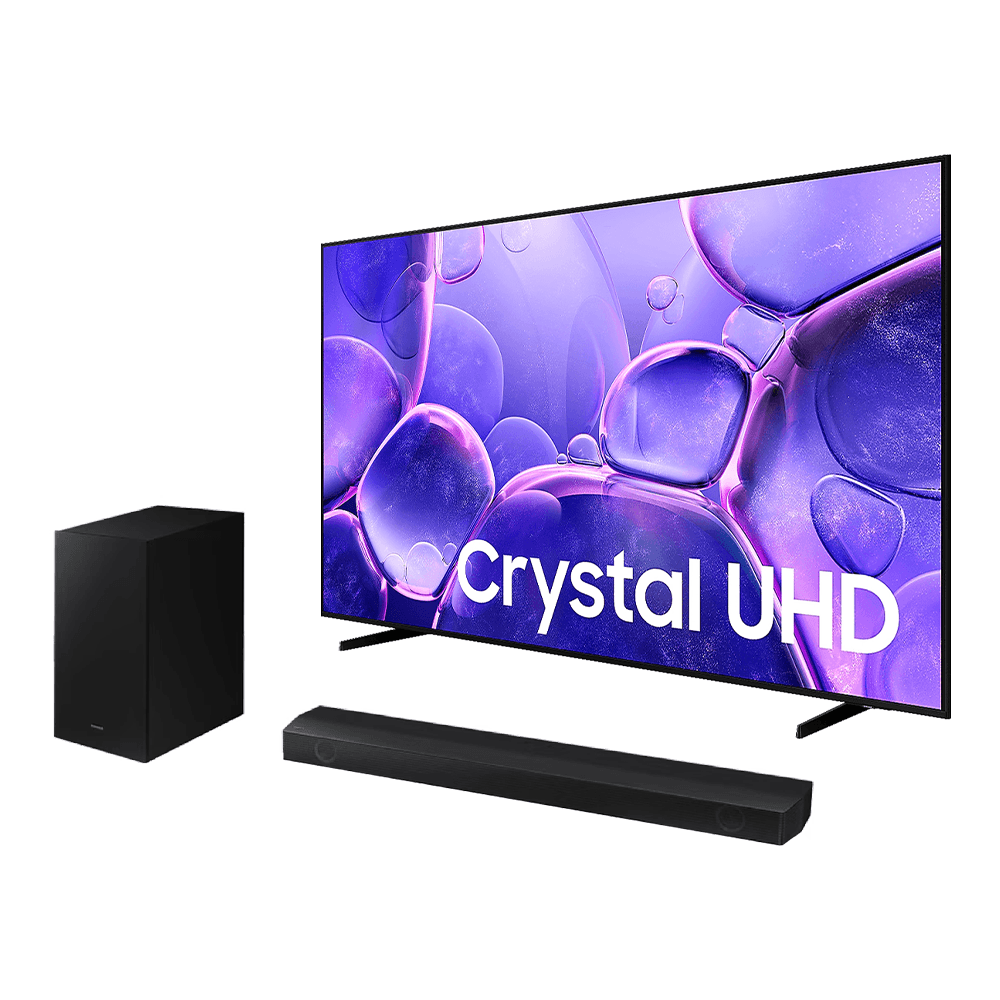 Samsung Smart TV 55" Crystal UHD 4K U8100F 2025 + Soundbar HW-B550 Samsung Smart TV 55" Crystal UHD 4K U8100F 2025 + Soundbar HW-B550
