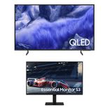 Samsung Vision AI TV 43" QLED 4K QEF1 2025 + Monitor Gamer Samsung 27" FHD 100Hz
