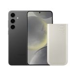 S24+ (256GB) - Preto + Bateria Carregador Portatil 3x USB-C 20000mAh Super Rapida 45W