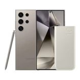 S24 Ultra (256GB) - Titânio Cinza + Bateria Carregador Portátil 2x USB-C, 10000mAh, Super Rápida 25W