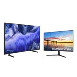 Samsung Vision AI TV 55" QLED 4K QEF1 2025 + Monitor Essential S3 32" FHD 75Hz