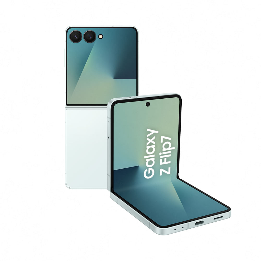 Samsung Galaxy Z Flip7 本体 ミント Celular Samsung Galaxy Z Flip7 5G 512GB, 12GB RAM, Tela 6.9
