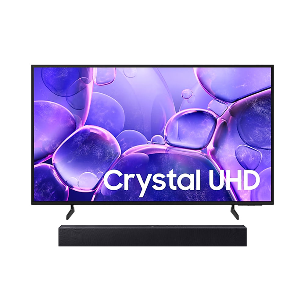 Smart TV 50” Crystal UHD 4K U8100F 2025 + Soundbar HW-B400F/ZD