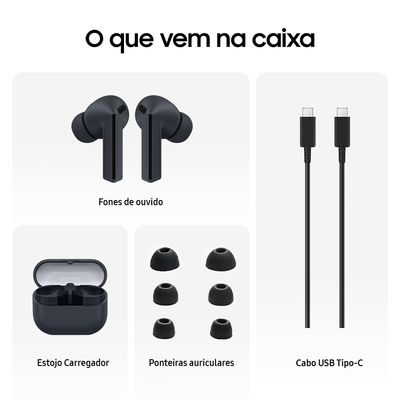 Samsung Galaxy Buds3 FE, Fone de Ouvido, Galaxy AI - Samsung Brasil