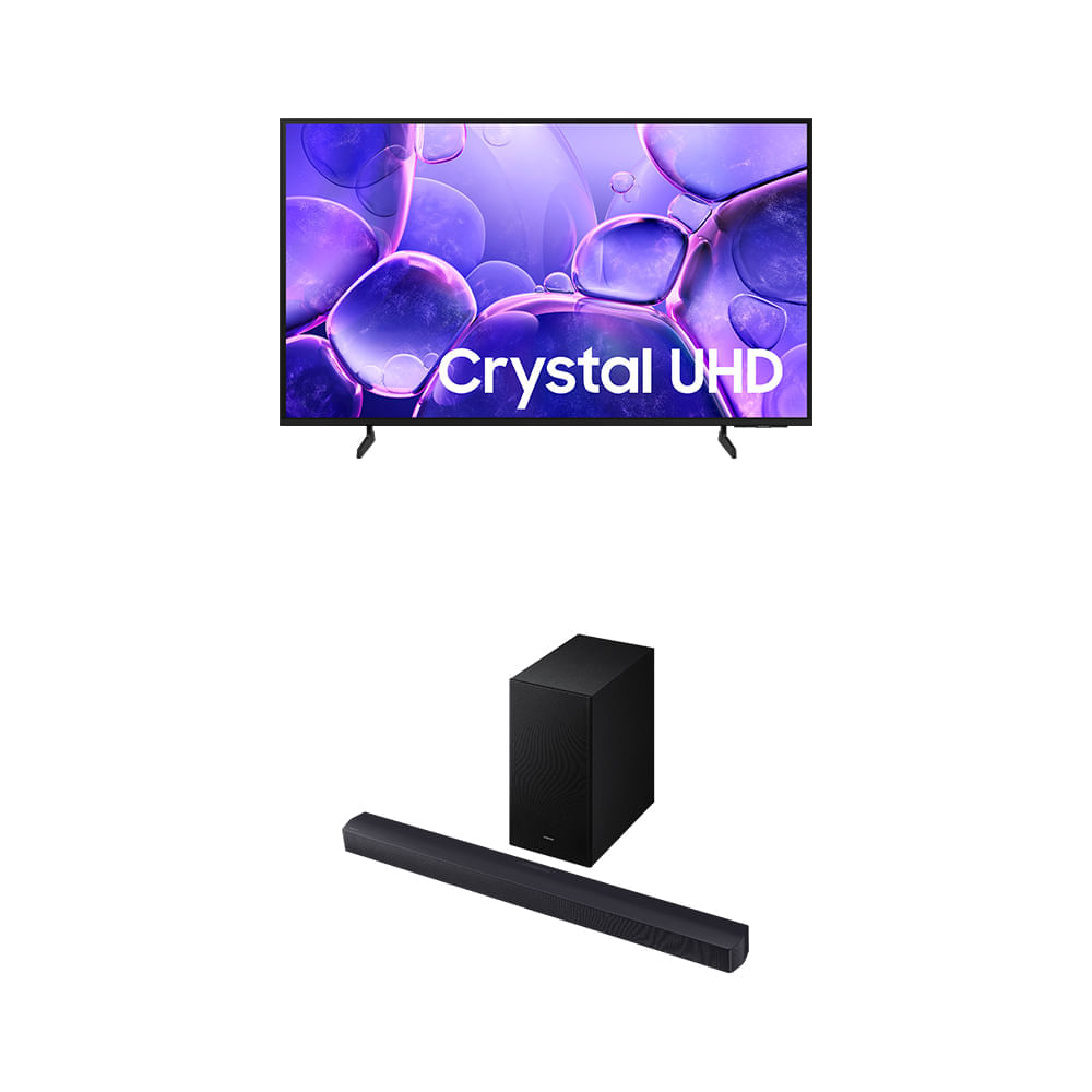 Smart TV Samsung Crystal UHD 4K U8100F 55" + Soundbar HW-B450F