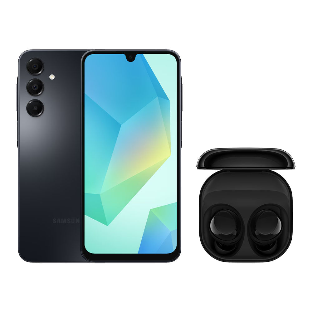 A16 (128GB) - Preto + Buds Core - Preto - Samsung Brasil