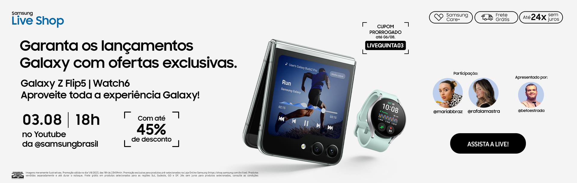 Live Shop | Samsung Brasil