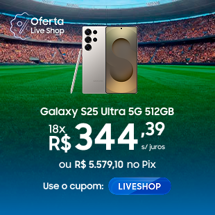 SM-S938BZTKZTO Galaxy S25 Ultra 5G 512GB com cupom de desconto LIVESHOP